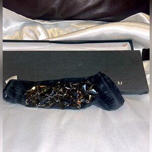 Authentic 3.1 phillip lim Silver/Black Crystal Headband. Vintage